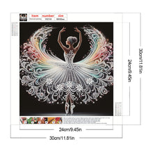 Load image into Gallery viewer, 4pcs Partial Special Diamond Painting Set - Dancing Girl (30*30CM)