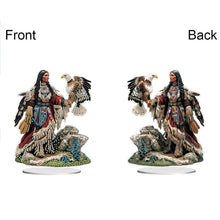 Load image into Gallery viewer, Acrylic Special Shaped Indians Diamond Painting Tabletop Ornaments Kit for Home