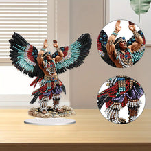Load image into Gallery viewer, Acrylic Special Shaped Indians Diamond Painting Tabletop Ornaments Kit for Home