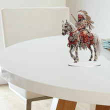 Load image into Gallery viewer, Acrylic Special Shaped Indians Diamond Painting Tabletop Ornaments Kit for Home