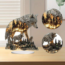 Load image into Gallery viewer, Acrylic Special Shaped Indians Diamond Painting Tabletop Ornaments Kit for Home