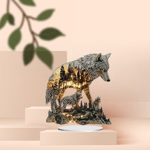 Load image into Gallery viewer, Acrylic Special Shaped Indians Diamond Painting Tabletop Ornaments Kit for Home