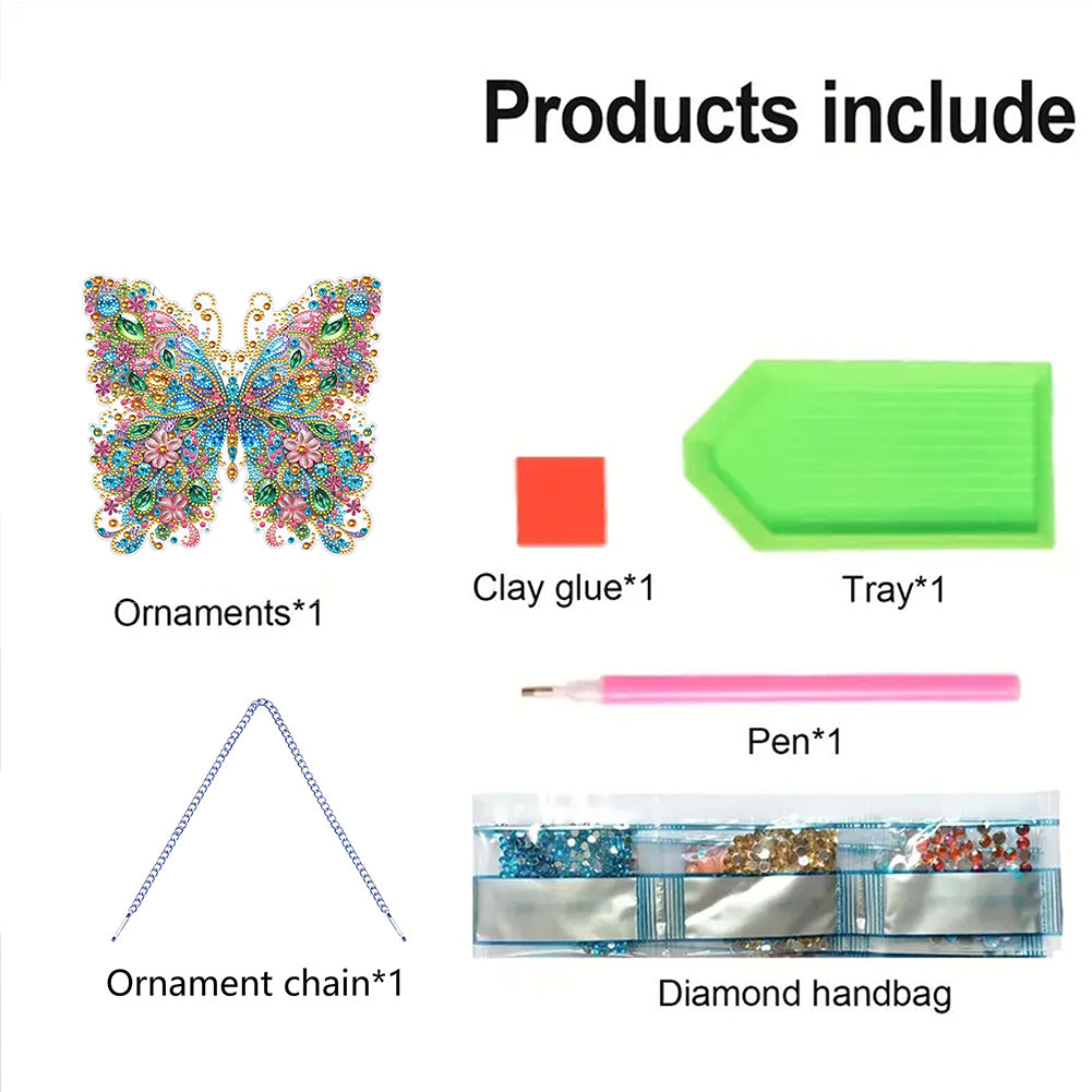 Beautiful Pattern Diamond Art Hanging Pendant DIY Diamond Painting Hanging Decor