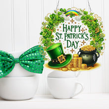 Load image into Gallery viewer, Beautiful Pattern Diamond Art Hanging Pendant DIY Diamond Painting Hanging Decor