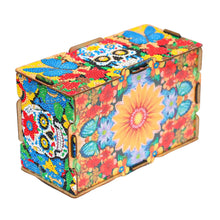 Load image into Gallery viewer, Wooden Colorful Pattern 5D Diamond Painting Tissue Holder Diamond Art Tissue Box