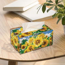 Load image into Gallery viewer, Wooden Colorful Pattern 5D Diamond Painting Tissue Holder Diamond Art Tissue Box