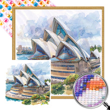 Load image into Gallery viewer, AB Diamond Painting - Full Round - Sydney Opera House In Australia (40*40CM)