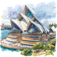 Load image into Gallery viewer, AB Diamond Painting - Full Round - Sydney Opera House In Australia (40*40CM)