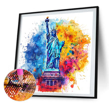 Load image into Gallery viewer, AB Diamond Painting - Full Round - Statue Of Liberty In The United States (40*40CM)