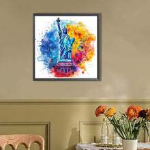 Load image into Gallery viewer, AB Diamond Painting - Full Round - Statue Of Liberty In The United States (40*40CM)