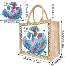 Load image into Gallery viewer, Waterproof Animal DIY Rhinestones Handbag Art Kit Girl Tulips for Outdoor Travel