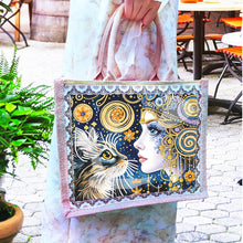 Load image into Gallery viewer, Waterproof Animal DIY Rhinestones Handbag Art Kit Girl Tulips for Outdoor Travel