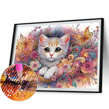 Load image into Gallery viewer, Diamond Painting - Partial Special Shaped - Cat (40*30CM)