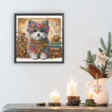 Load image into Gallery viewer, Diamond Painting - Partial Special Shaped - Dog (30*30CM)
