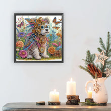 Load image into Gallery viewer, Diamond Painting - Partial Special Shaped - Dog (30*30CM)