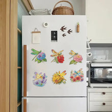 Load image into Gallery viewer, 6Pcs Diamond Painting Refrigerator Magnets Diamond Art Kits for Adults Beginners