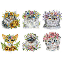 Load image into Gallery viewer, 6Pcs Diamond Painting Refrigerator Magnets Diamond Art Kits for Adults Beginners