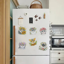 Load image into Gallery viewer, 6Pcs Diamond Painting Refrigerator Magnets Diamond Art Kits for Adults Beginners