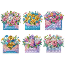 Load image into Gallery viewer, 6Pcs Diamond Painting Refrigerator Magnets Diamond Art Kits for Adults Beginners