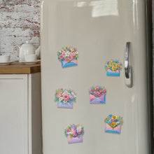 Load image into Gallery viewer, 6Pcs Diamond Painting Refrigerator Magnets Diamond Art Kits for Adults Beginners
