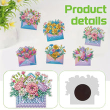 Load image into Gallery viewer, 6Pcs Diamond Painting Refrigerator Magnets Diamond Art Kits for Adults Beginners