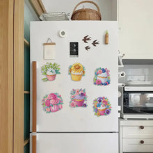 Load image into Gallery viewer, 6Pcs Diamond Painting Refrigerator Magnets Diamond Art Kits for Adults Beginners
