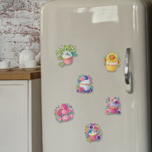 Load image into Gallery viewer, 6Pcs Diamond Painting Refrigerator Magnets Diamond Art Kits for Adults Beginners