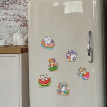 Load image into Gallery viewer, 6Pcs Diamond Painting Refrigerator Magnets Diamond Art Kits for Adults Beginners