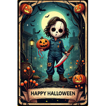 Load image into Gallery viewer, Diamond Painting - Full Round - Halloween Horror Movie Tarot Cards (40*60CM)