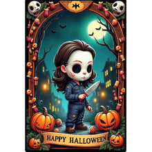 Load image into Gallery viewer, Diamond Painting - Full Round - Halloween Horror Movie Tarot Cards (40*60CM)