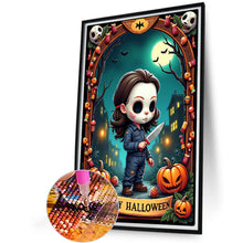 Load image into Gallery viewer, Diamond Painting - Full Round - Halloween Horror Movie Tarot Cards (40*60CM)