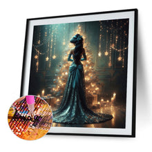 Load image into Gallery viewer, Diamond Painting - Full Round - Disney Princesses And Christmas Tree (40*40CM)