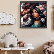 Load image into Gallery viewer, Diamond Painting - Full Round - Disney Princesses And Dragons (40*40CM)
