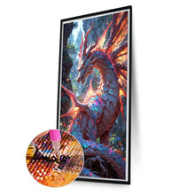 Load image into Gallery viewer, Diamond Painting - Full Round - Dragon (40*70CM)