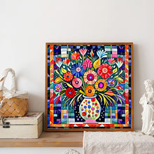 Load image into Gallery viewer, Diamond Painting - Full Round - Abstract Flower (30*30CM)