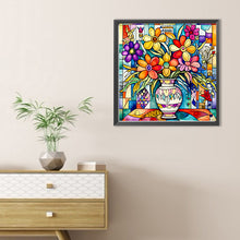 Load image into Gallery viewer, Diamond Painting - Full Round - Abstract Flower (30*30CM)