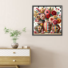 Load image into Gallery viewer, Diamond Painting - Full Round - Abstract Flower (30*30CM)