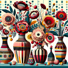 Load image into Gallery viewer, Diamond Painting - Full Round - Abstract Flower (30*30CM)