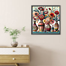 Load image into Gallery viewer, Diamond Painting - Full Round - Abstract Flower (30*30CM)