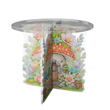 Load image into Gallery viewer, Acrylic Butterfly Round Flower Pot Riser Potted Plant Holder Rack for Home Decor