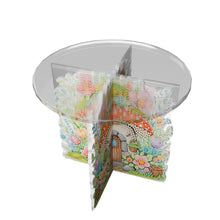 Load image into Gallery viewer, Acrylic Butterfly Round Flower Pot Riser Potted Plant Holder Rack for Home Decor