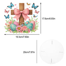 Load image into Gallery viewer, Acrylic Butterfly Round Flower Pot Riser Potted Plant Holder Rack for Home Decor