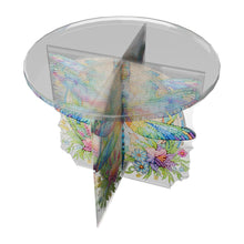 Load image into Gallery viewer, Acrylic Butterfly Round Flower Pot Riser Potted Plant Holder Rack for Home Decor