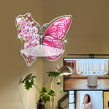 Load image into Gallery viewer, Butterfly Acrylic Diamond Painting Corner Shelf Storage Rack for Room Decoration