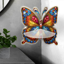 Load image into Gallery viewer, Butterfly Acrylic Diamond Painting Corner Shelf Storage Rack for Room Decoration