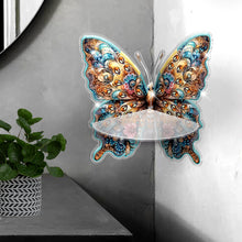 Load image into Gallery viewer, Butterfly Acrylic Diamond Painting Corner Shelf Storage Rack for Room Decoration