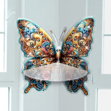 Load image into Gallery viewer, Butterfly Acrylic Diamond Painting Corner Shelf Storage Rack for Room Decoration