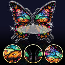 Load image into Gallery viewer, Butterfly Acrylic Diamond Painting Corner Shelf Storage Rack for Room Decoration