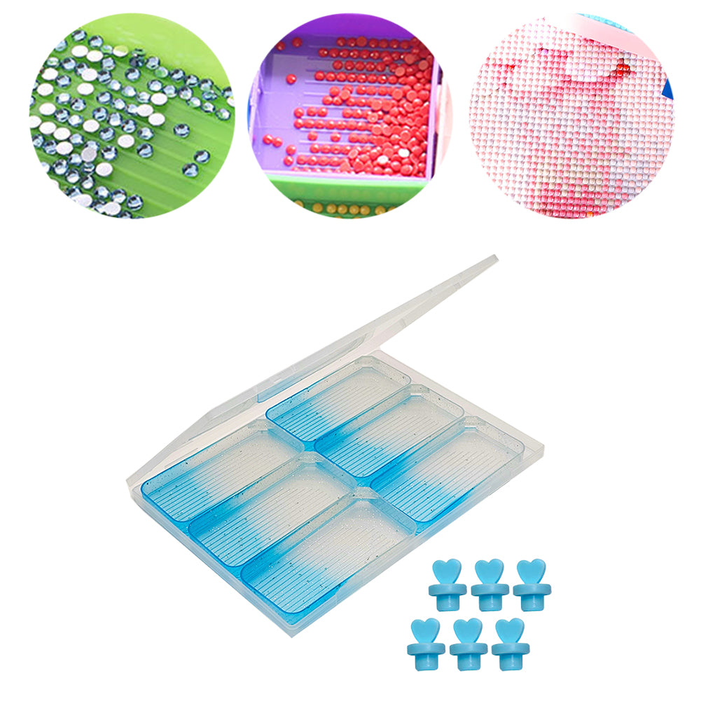 5D DIY Diamond Painting Tray Diamond Painting Beads Sorting Tray for Adults