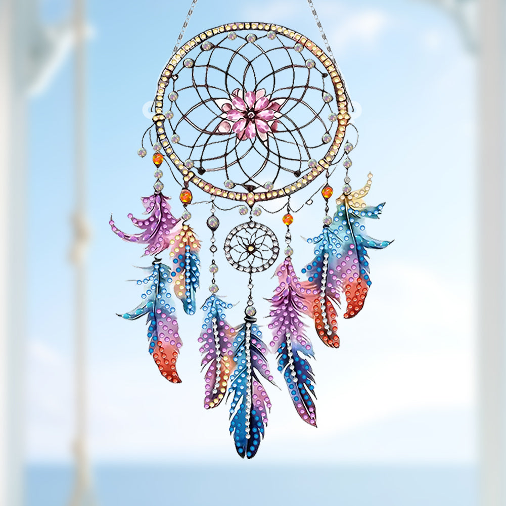 Animal Dream Catcher Diamond Painting Ornaments Diamond Painting Hanging Pendant